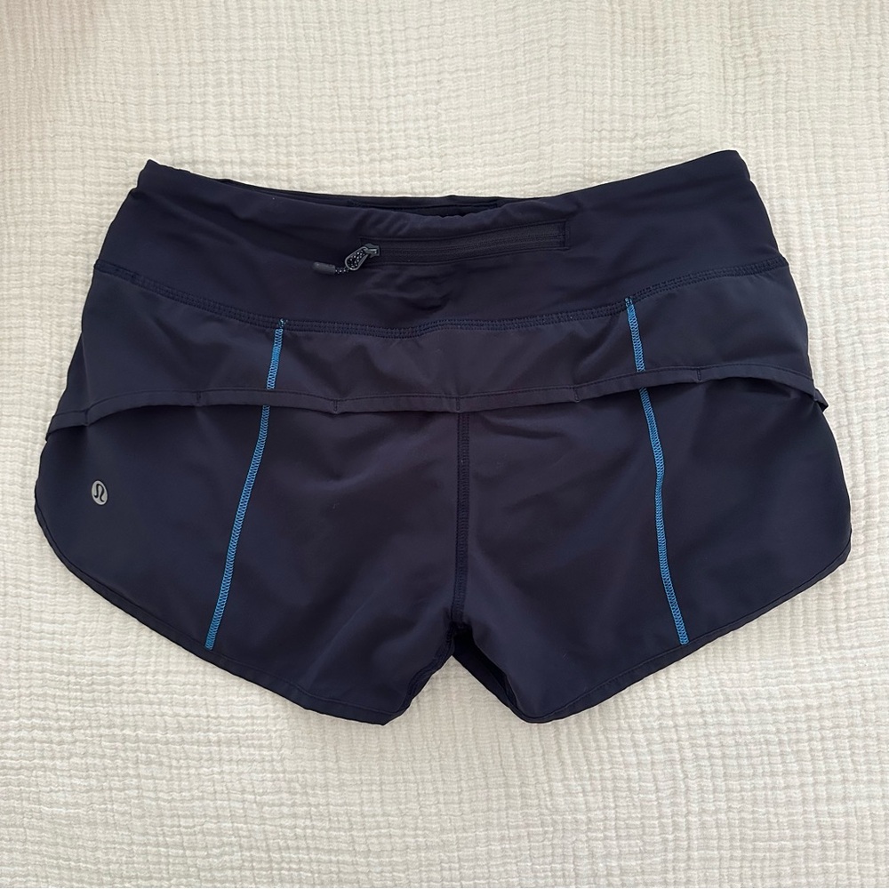 Lululemon Speed Up Short - Midnight Navy